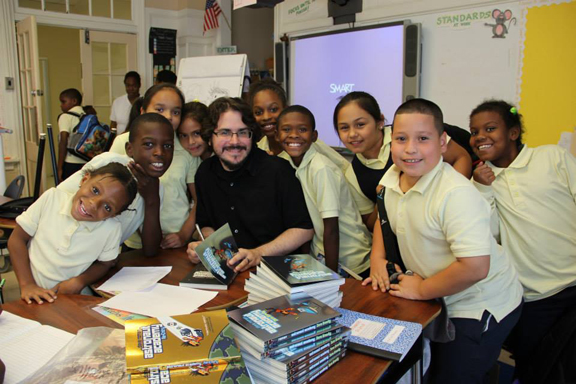 Dave Roman school visit