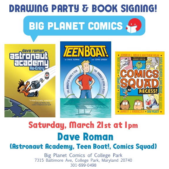 Big Planet Comics event