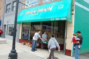 Green Brain Comics store