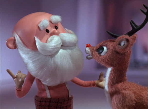 Rudolph and Santa