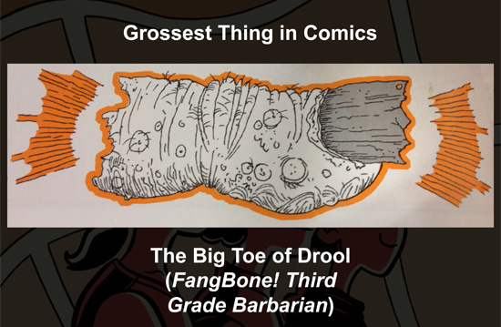Gross comic Drool