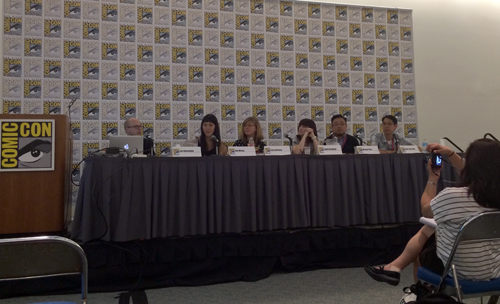 Cartoonists panel at SDCC