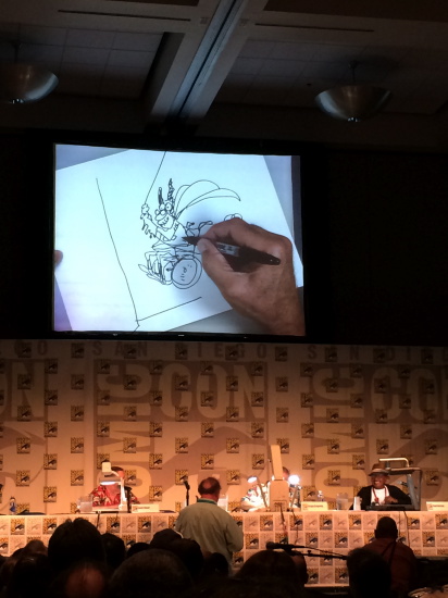 Sergio Aragones draws Batman