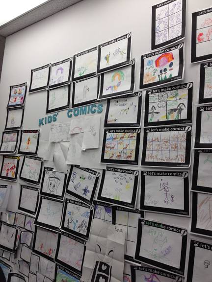 Little Island Comics kids wall