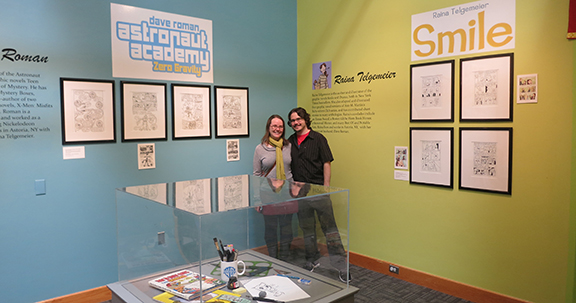 Raina Telgemeier and Dave Roman